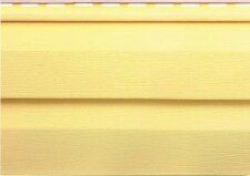 Купить Виниловый сайдинг "ROYAL EUROPA" Grandform двойной излом(жёлтый) 0, 77 м2