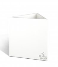 Купить Горшки с оросительной системой Triangle Flower Lover белый 0.5 Ш*Г*В(см) 14×14×14
