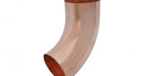 Узнать характеристики: Водосточная система из меди Aquasystem 125/90 Колено универсальное 72 Водосточная система из меди Aquasystem 125/90 Колено универсальное 72